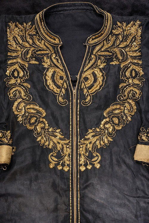 Noor-e-Zar Black Embroidered Suit