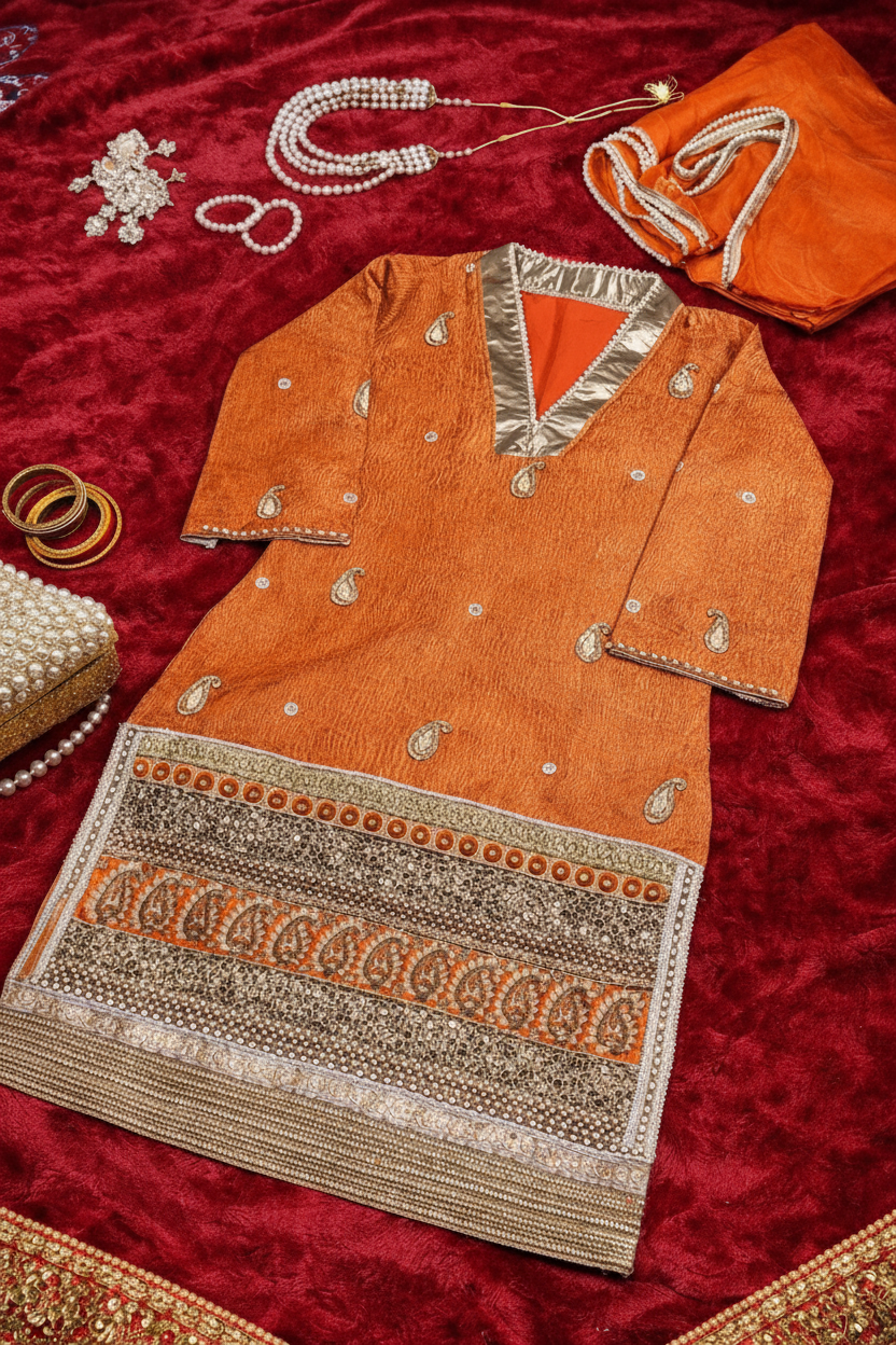 Dress with moderately slimmer waist